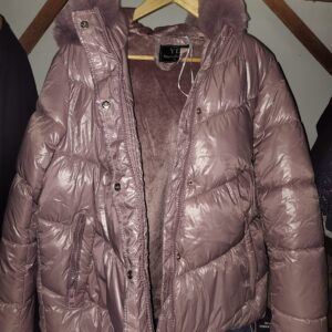 Campera Puffer Rosa Acolchada Mujer