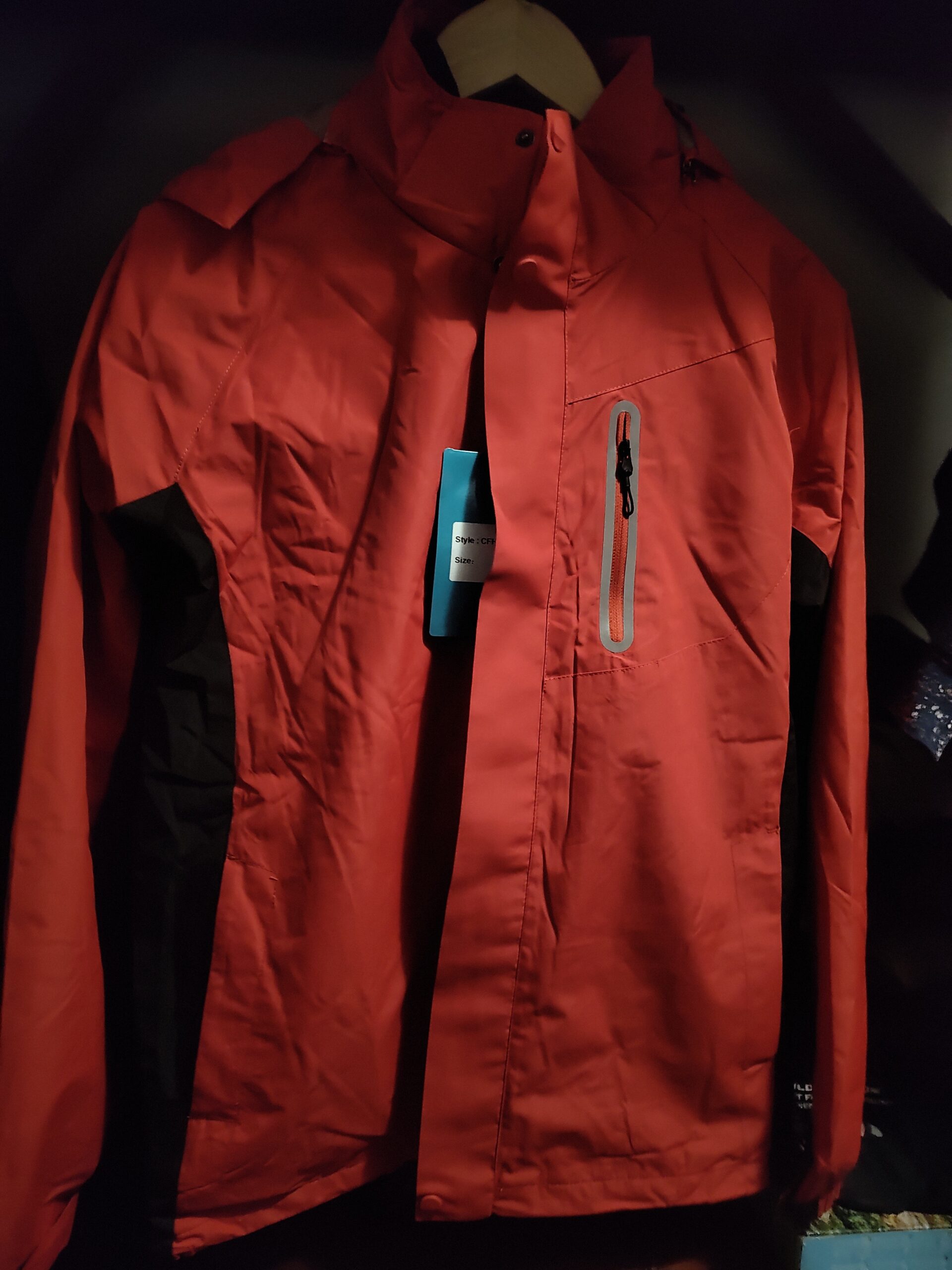 Campera Roja Impermeable con Polar Desmontable Hombre L